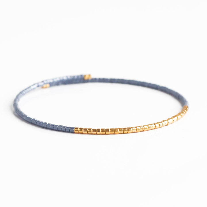 Cornflower Beaded Bangle