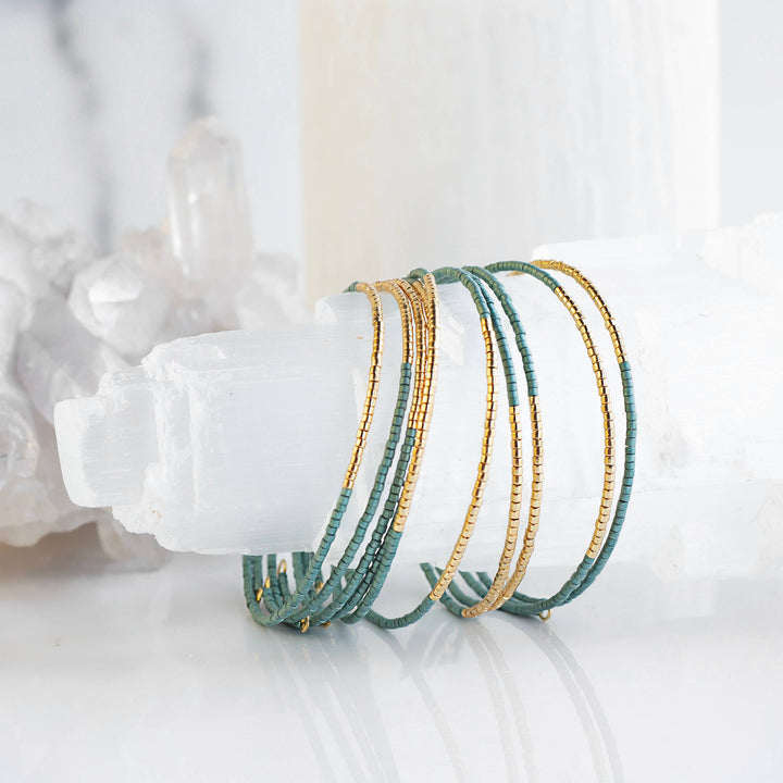 Turquoise Sprinkles Bangle