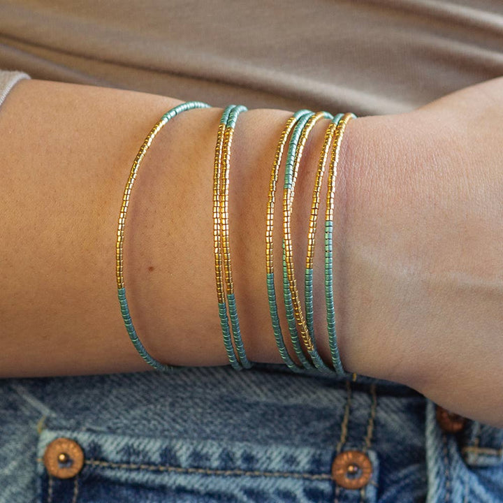 Turquoise Sprinkles Bangle