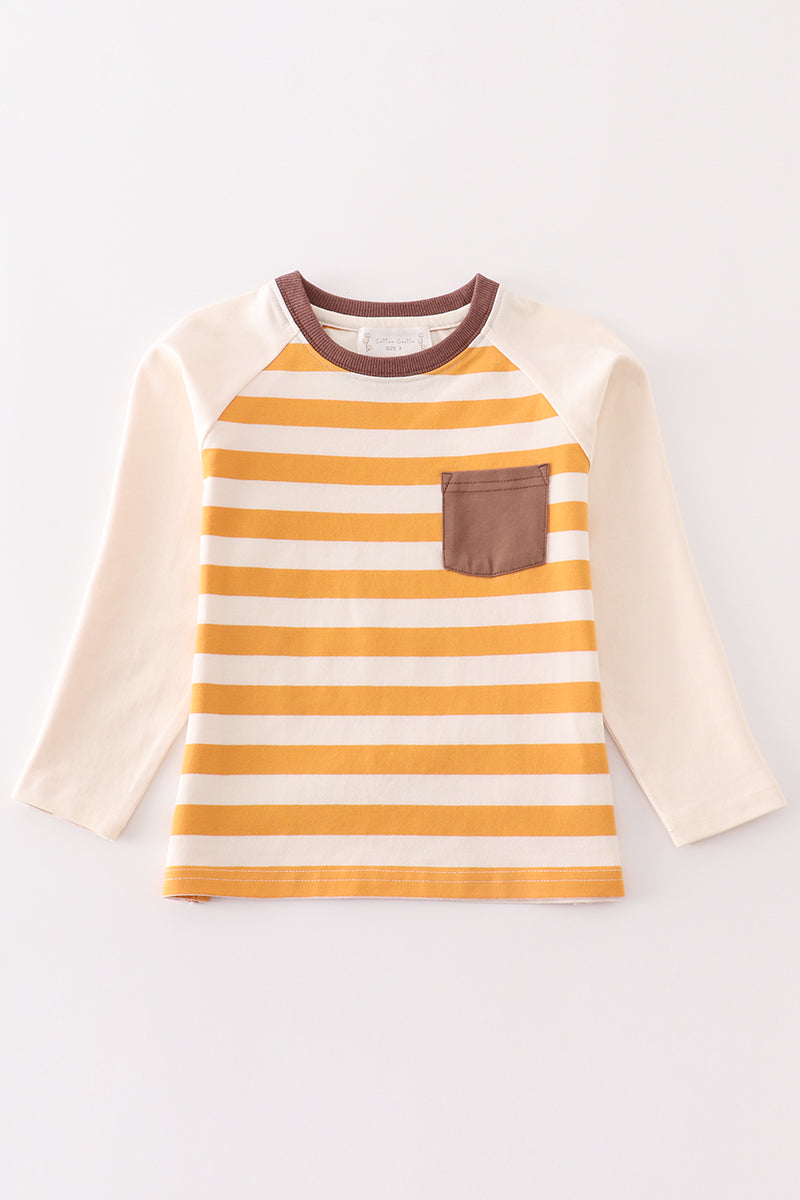 Boys Long Sleeve Pocket Tee