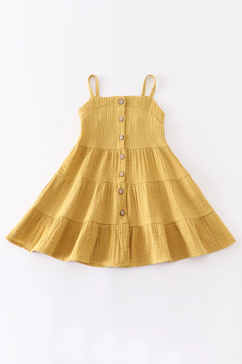 Mustard Linen Sundress 7 Mustard Linen Sundress 7