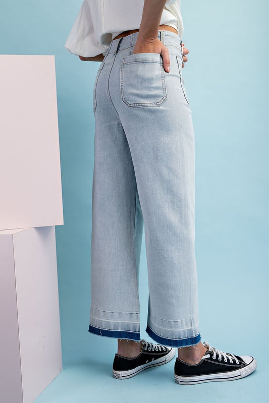 Plus Cropped Jeans