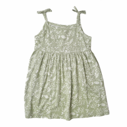 Baby's Breath Bamboo Girl Sundress Dress: 3-6M