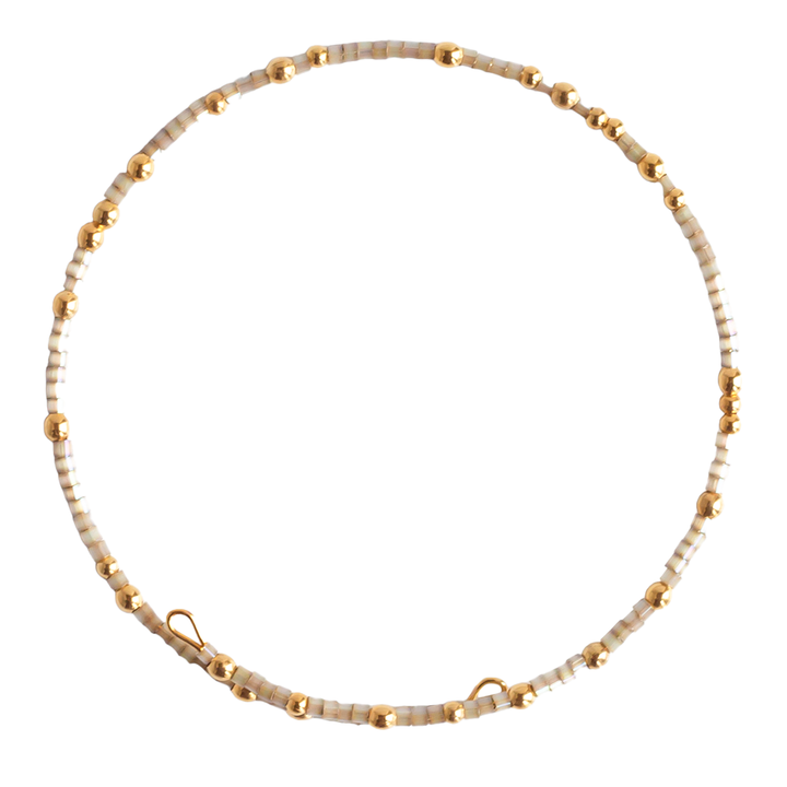 Smoky Quartz Confetti Bangle