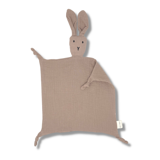 Bunny Lovey Blanket: Natural
