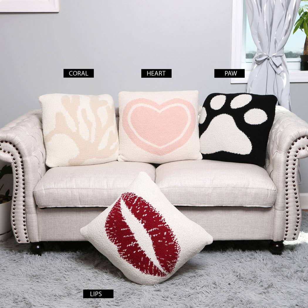 Lips Pillow Cover