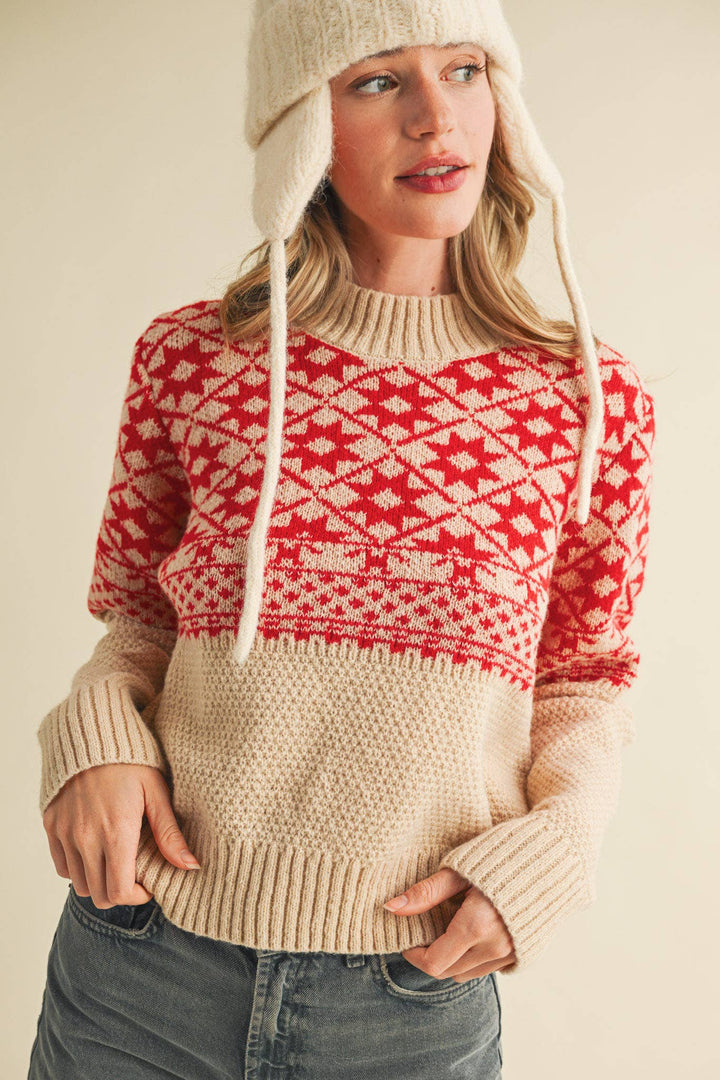 Winter Geo Sweater