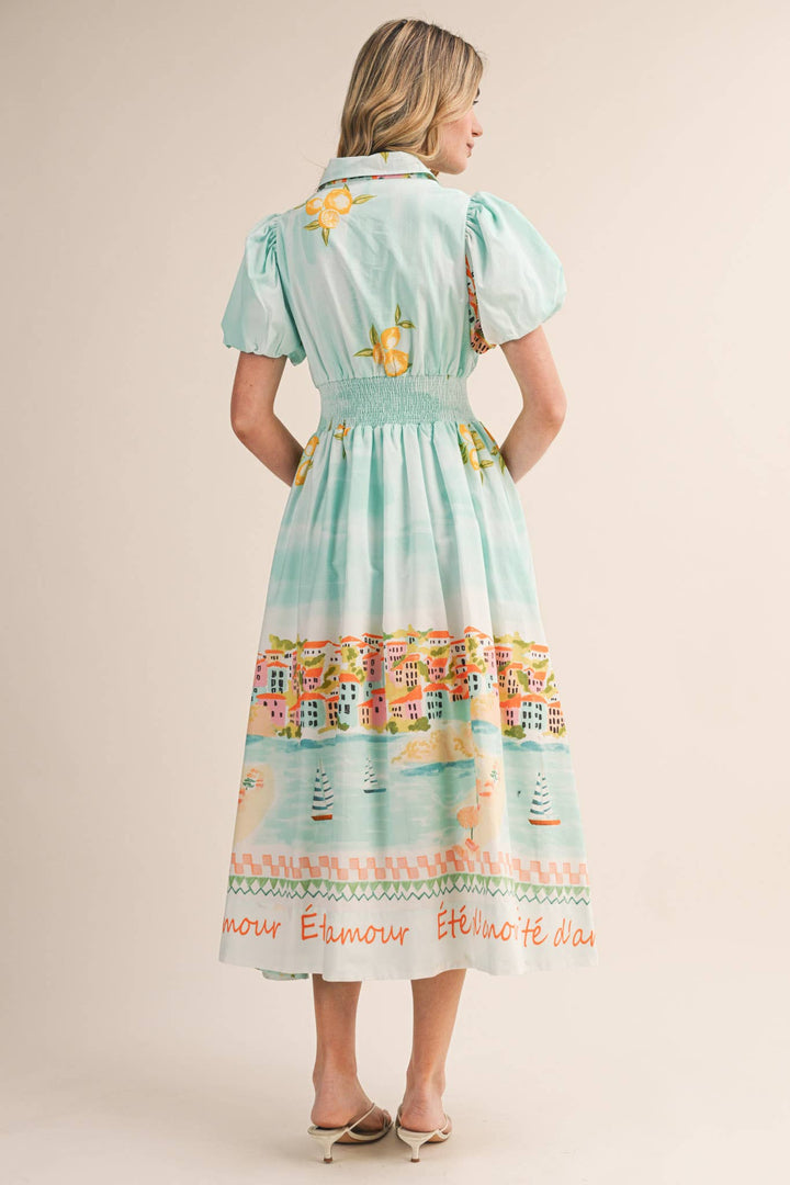 ISLANDS MIDI DRESS