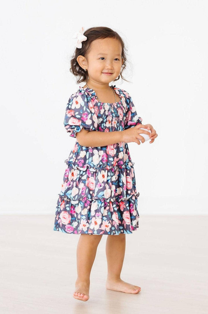 Smocked Ruffle Dress
