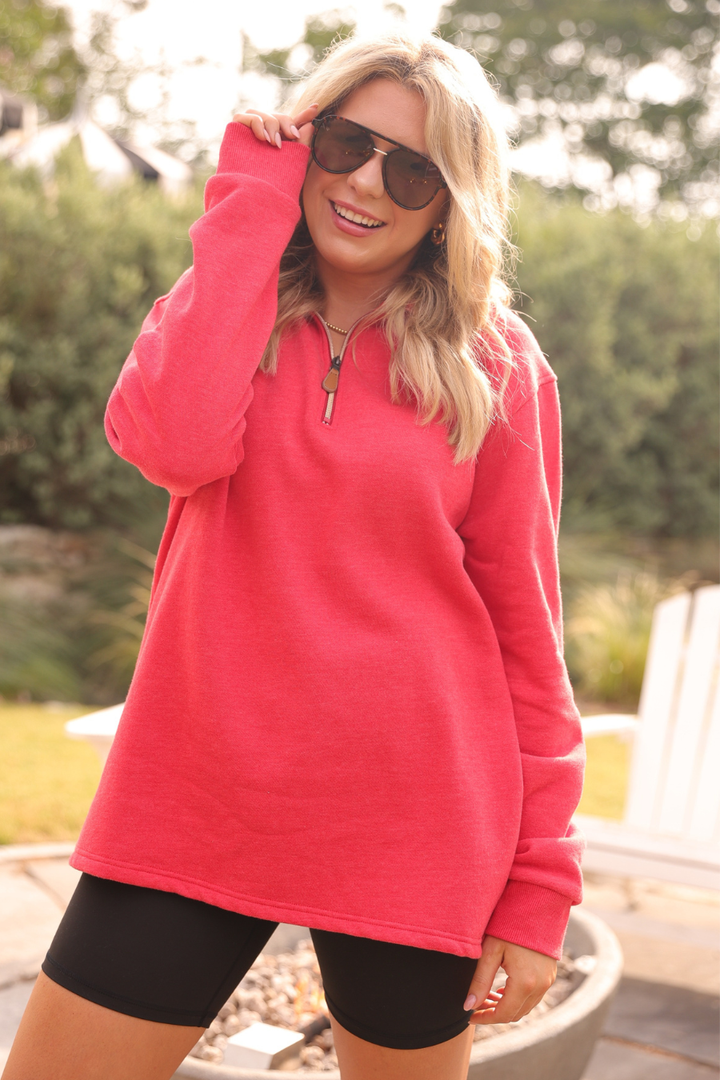 Miley Quarter Zip Pullover