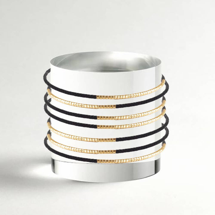 Black Sprinkles Bangle