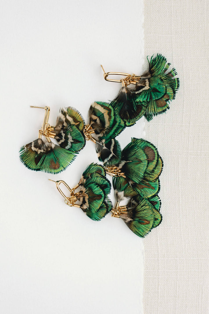Mallard Feather Earrings
