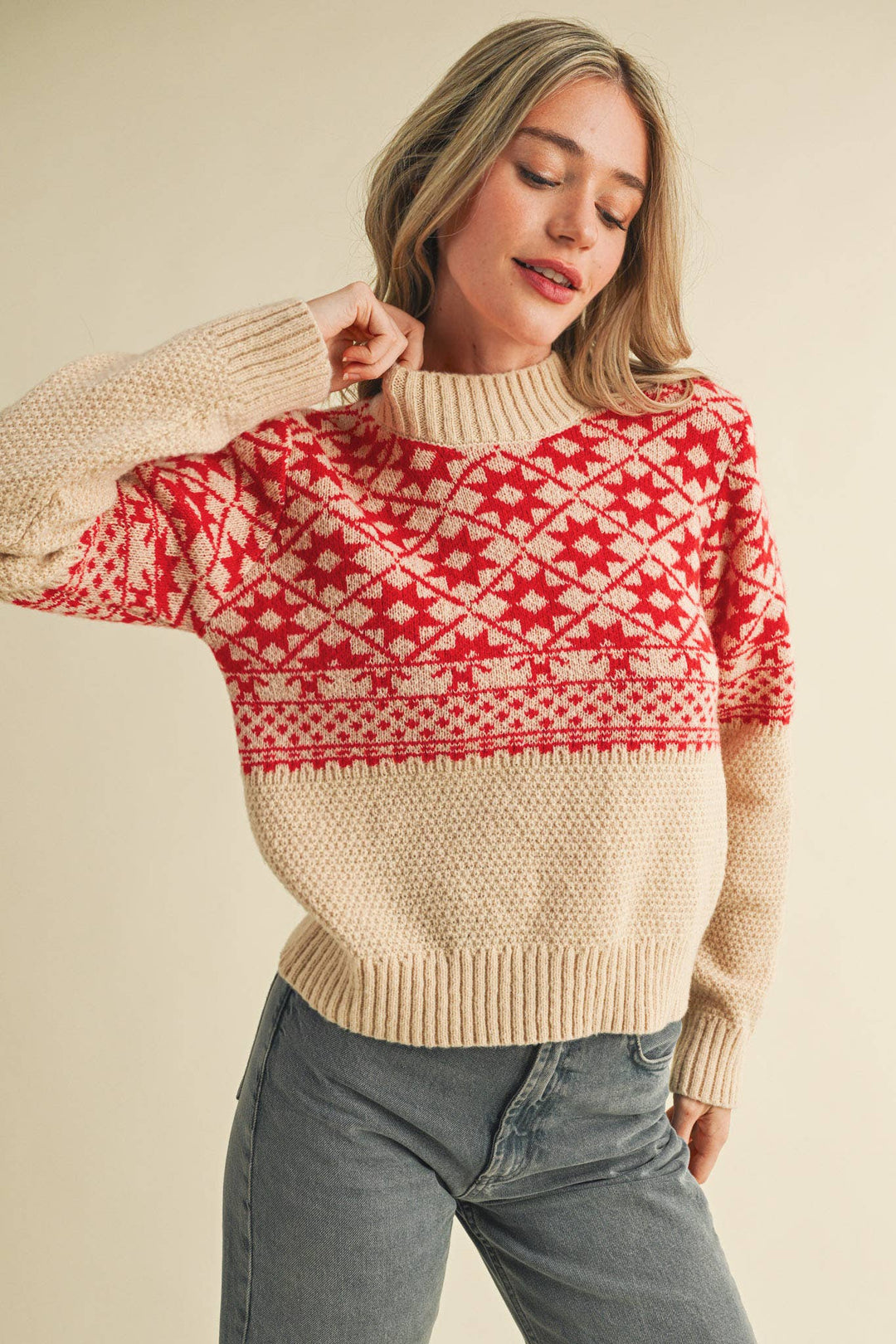 Winter Geo Sweater