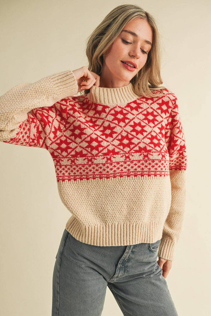 Winter Geo Sweater