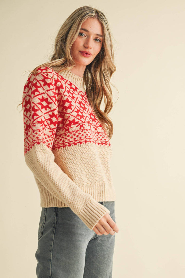 Winter Geo Sweater