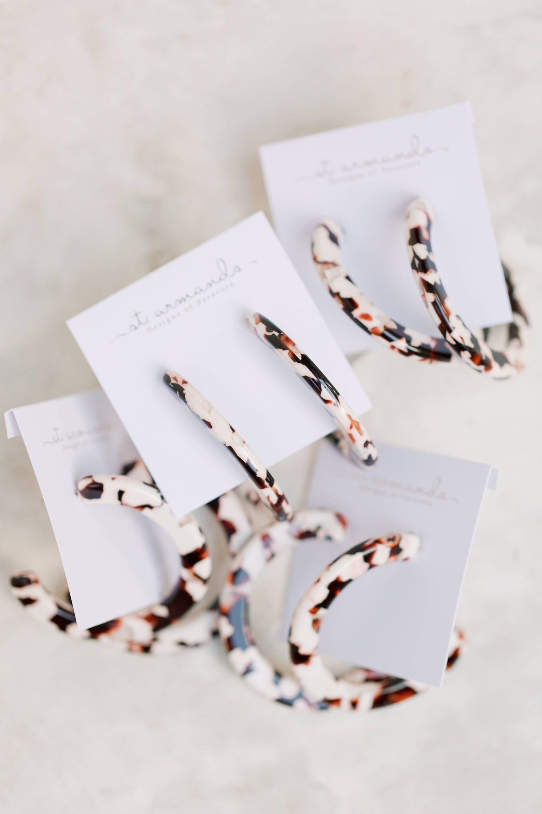 2" Cocoa Hoop Earrings