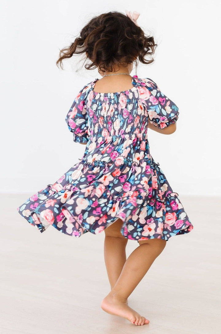 Smocked Ruffle Dress