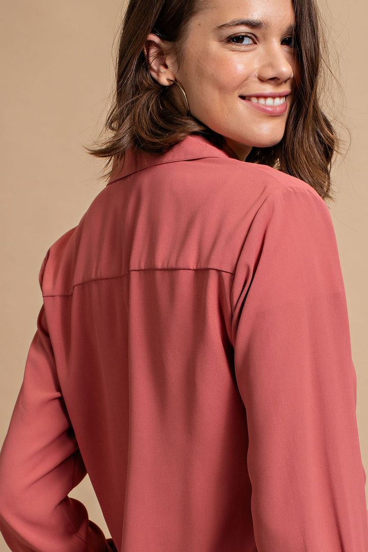 Tie Front Button Down