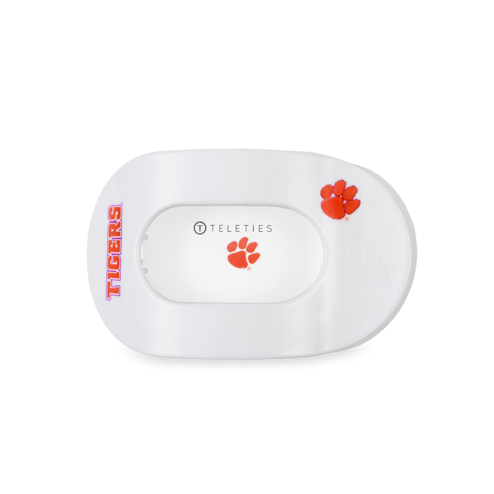 Flat Round Hair Clip | Medium | Go Tigers!