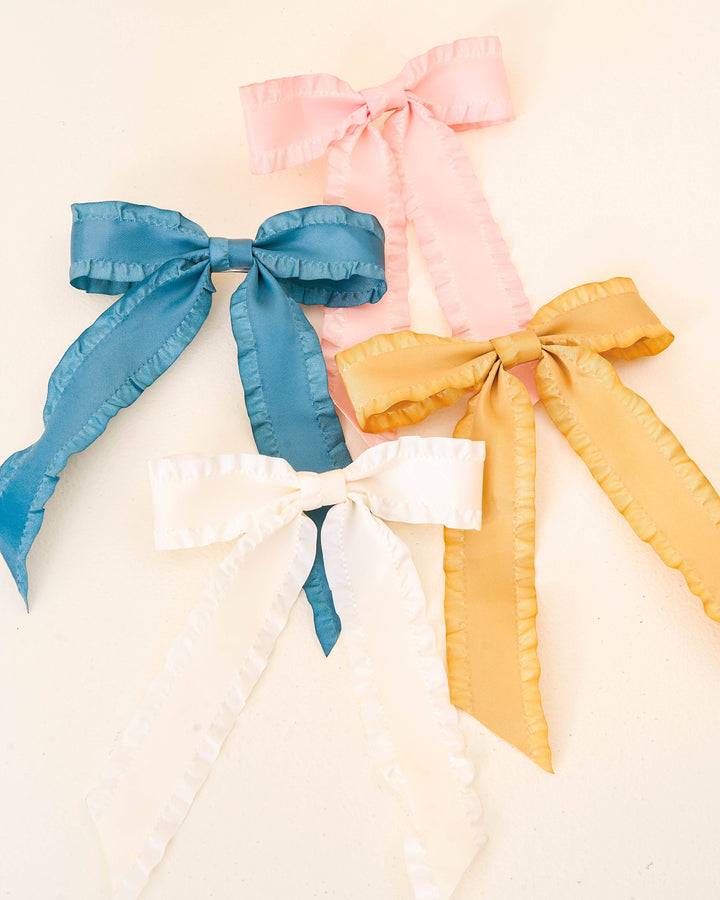 Ruffle Hair Bow