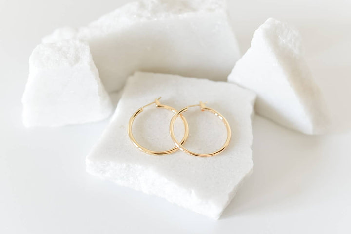 30 mm Gold Hoops