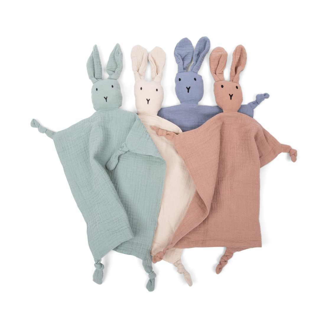 Bunny Lovey Blanket: Sand