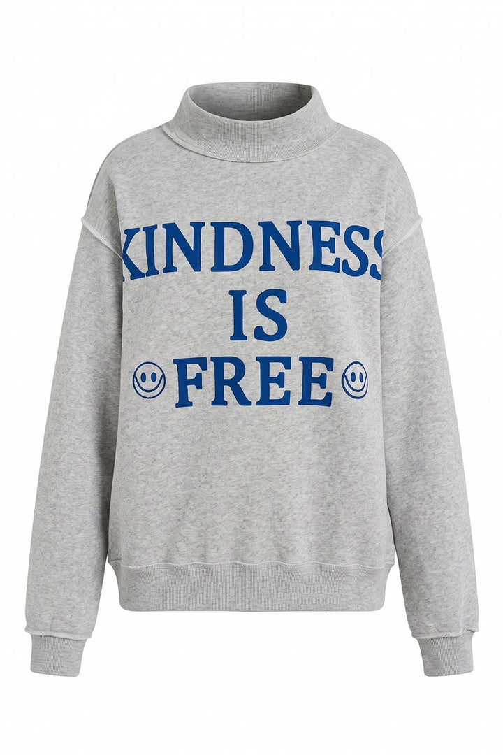 'KINDNESS IS FREE' Reversible Sweatshirt