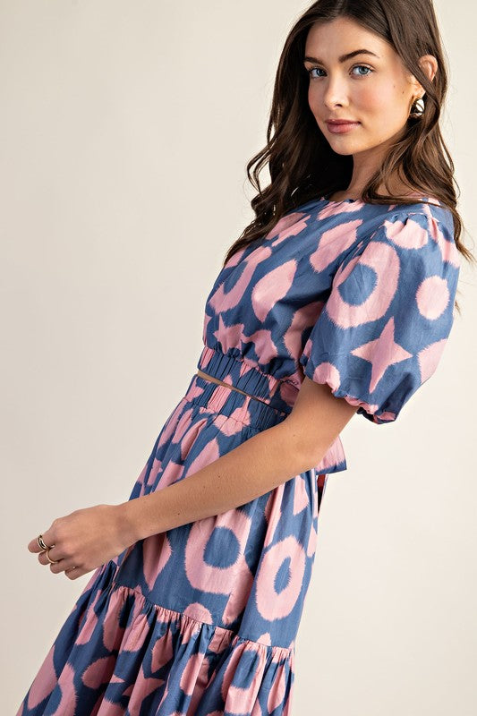 Puff Sleeve Crop Top