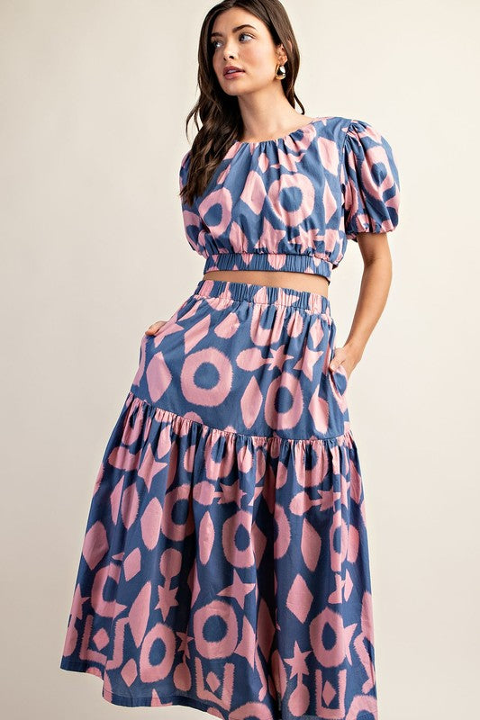 Puff Sleeve Crop Top