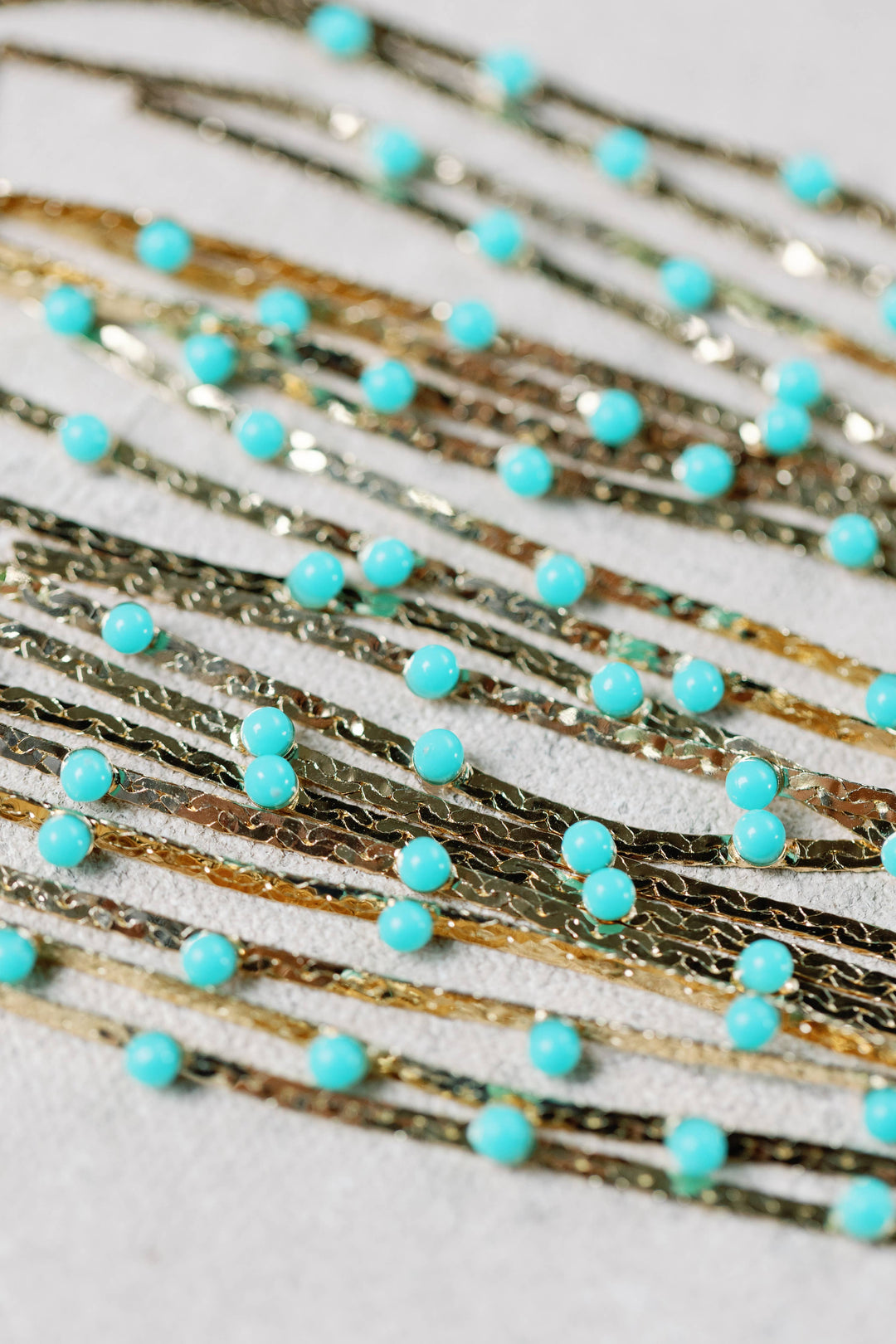 Turquoise Dotted Earrings