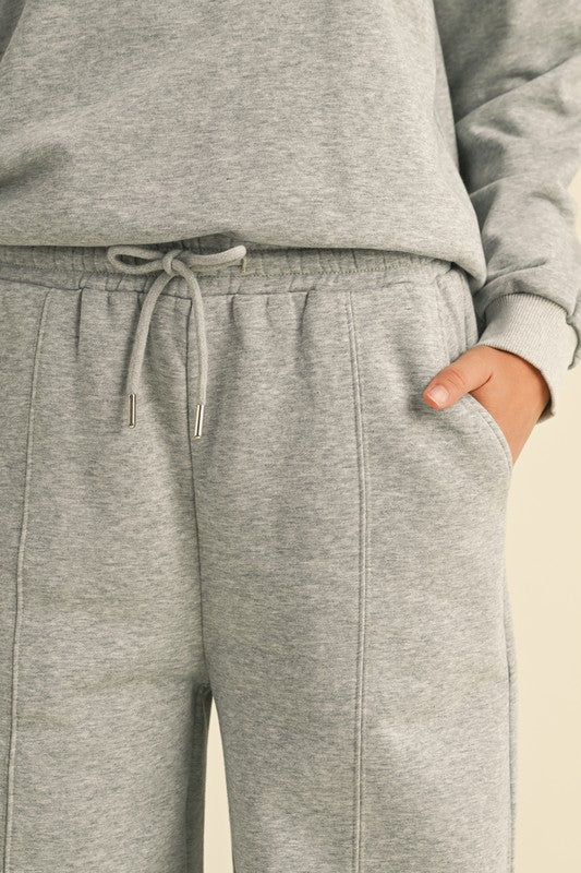Wide Leg Lounge Pants w/ Bows