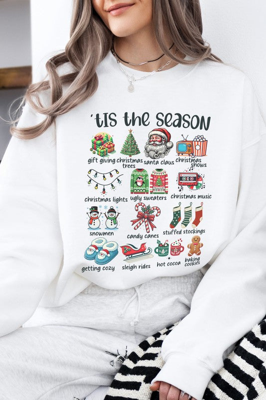 Retro Christmas Tis the Season Sweatshirt