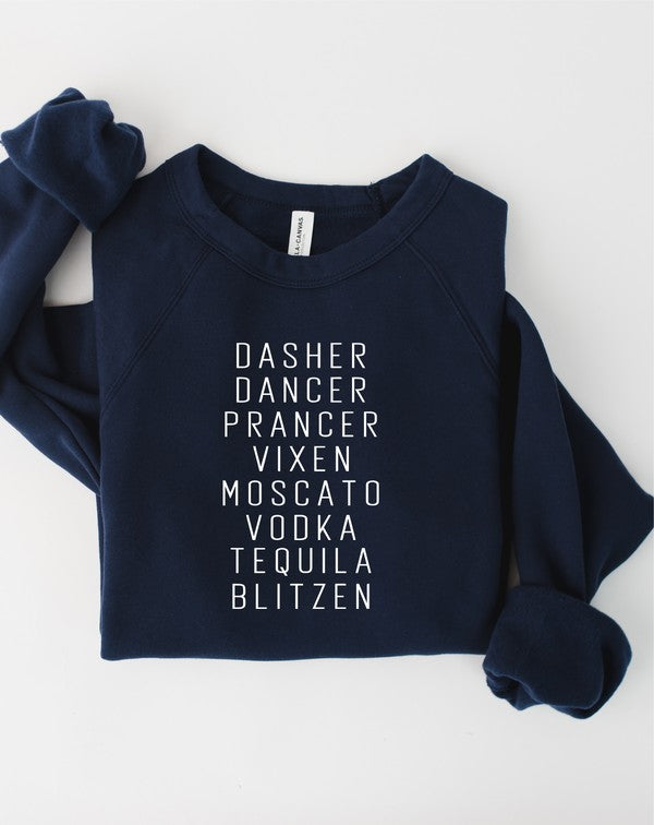 Dasher Dancer Vixen Moscato Premium Sweatshirt