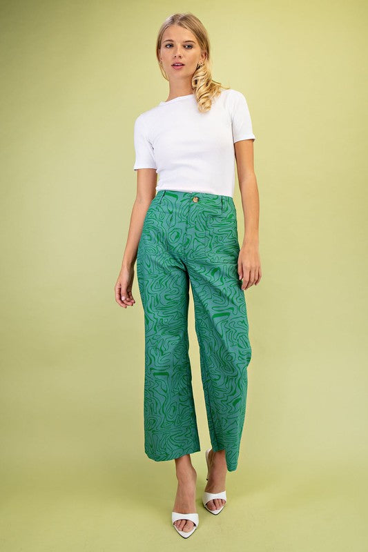 Retro Cropped Pants