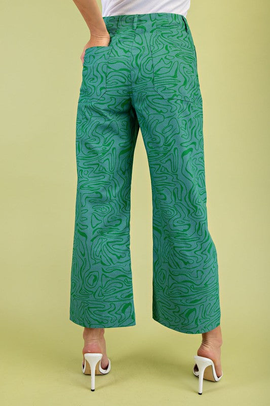 Retro Cropped Pants