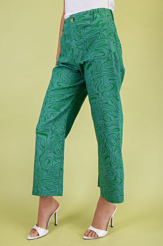 Retro Cropped Pants