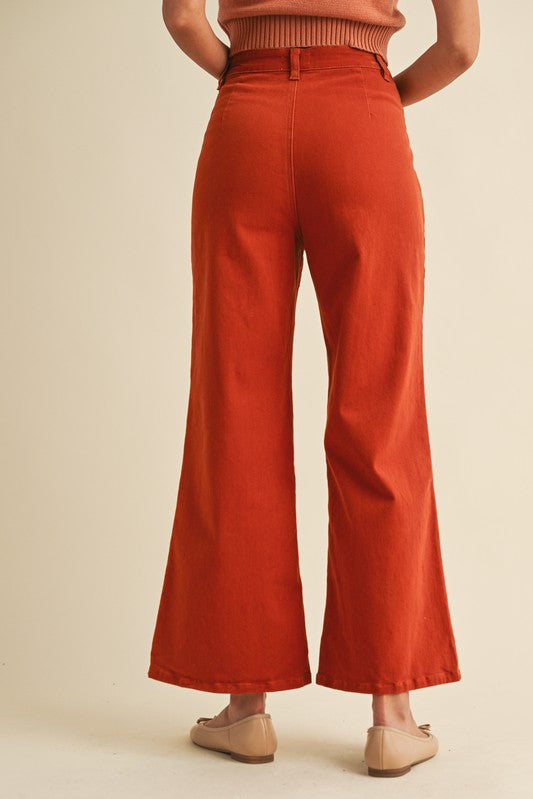 Scallop Pocket Denim Pants