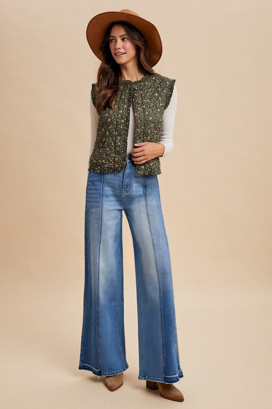 Two Tone Denim Pants