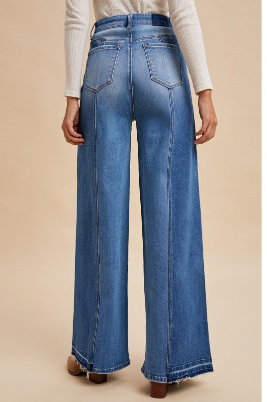 Two Tone Denim Pants