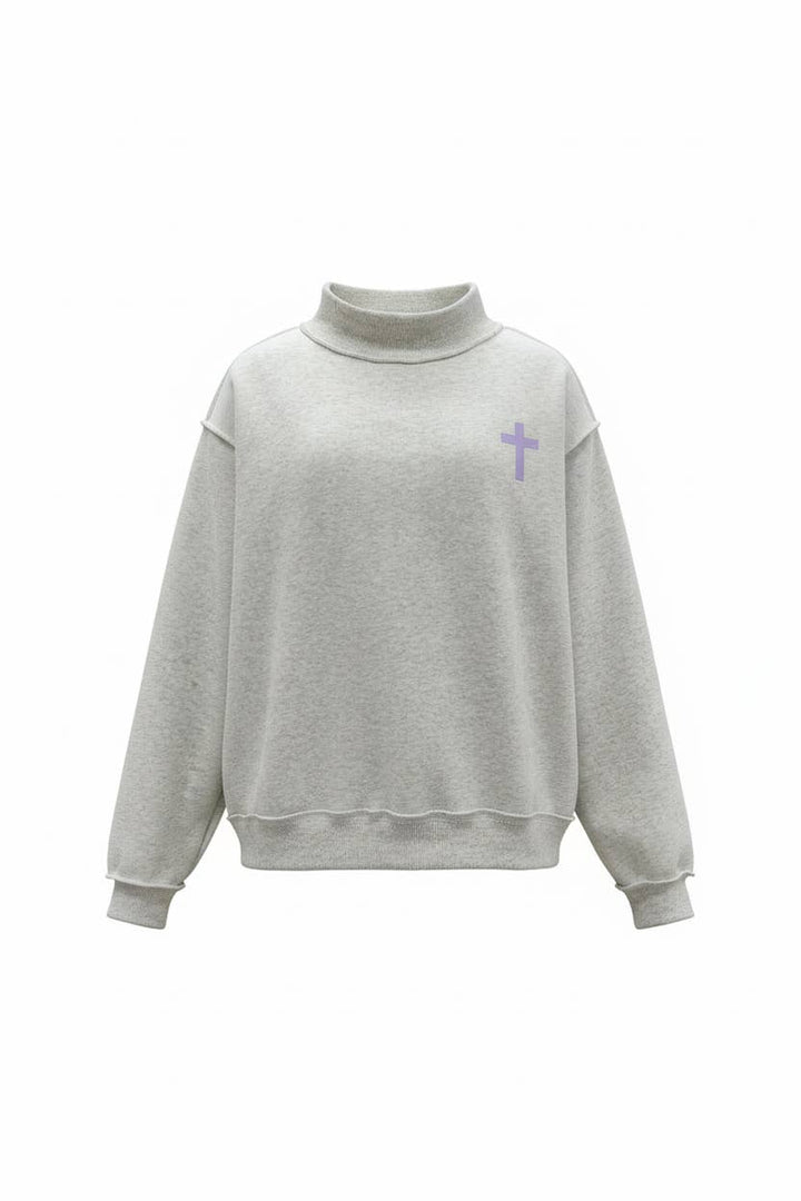 CROSS &JESUS SAVES' Reversible Sweatshirt