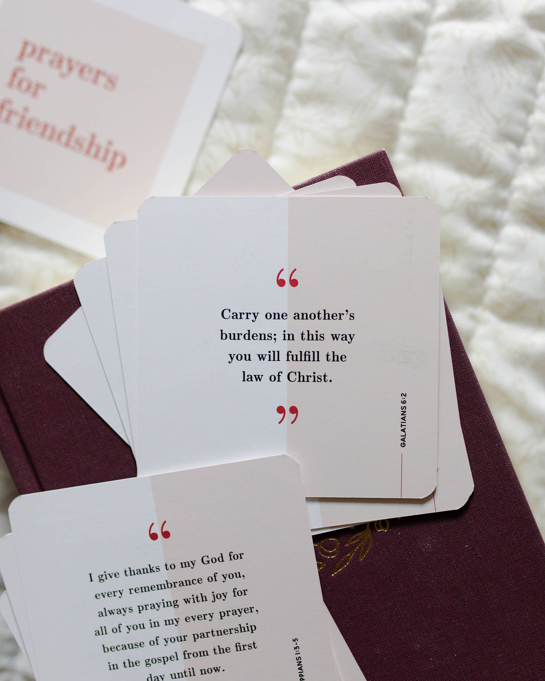 Prayers For Friendship Verse Card Set