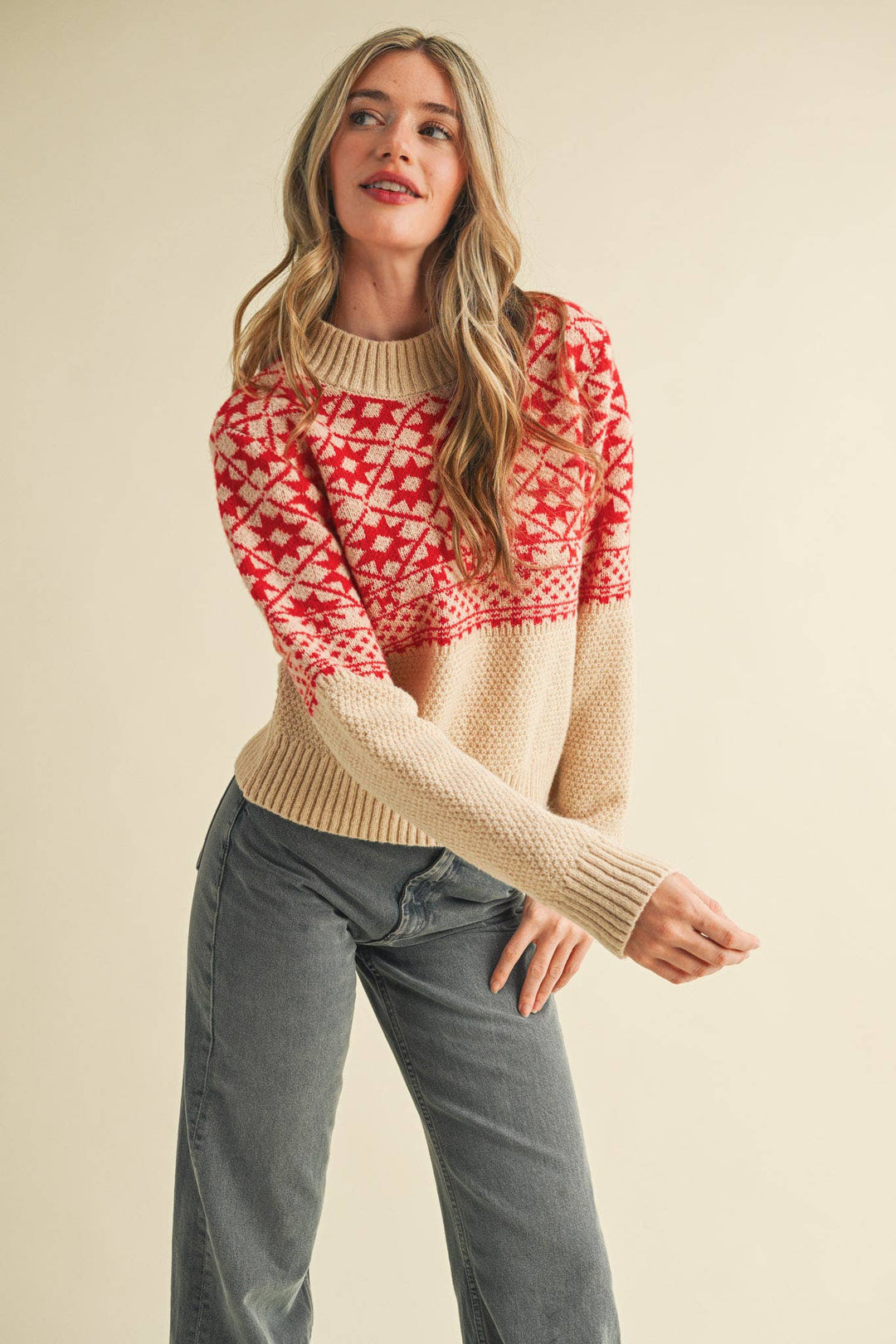 Winter Geo Sweater