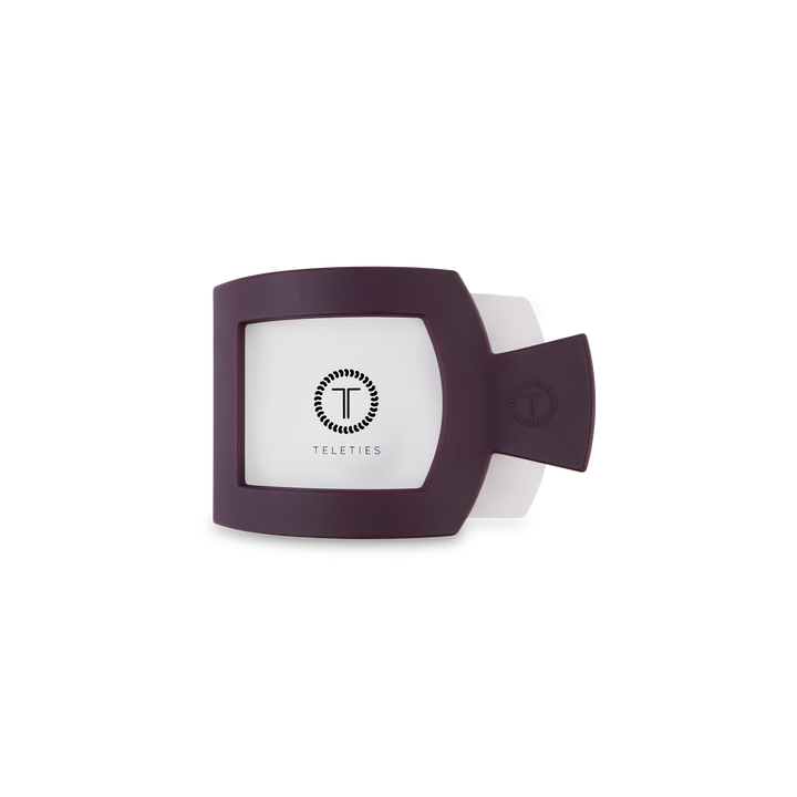 Square Flat Hair Clip | Small | Burgundy Bliss