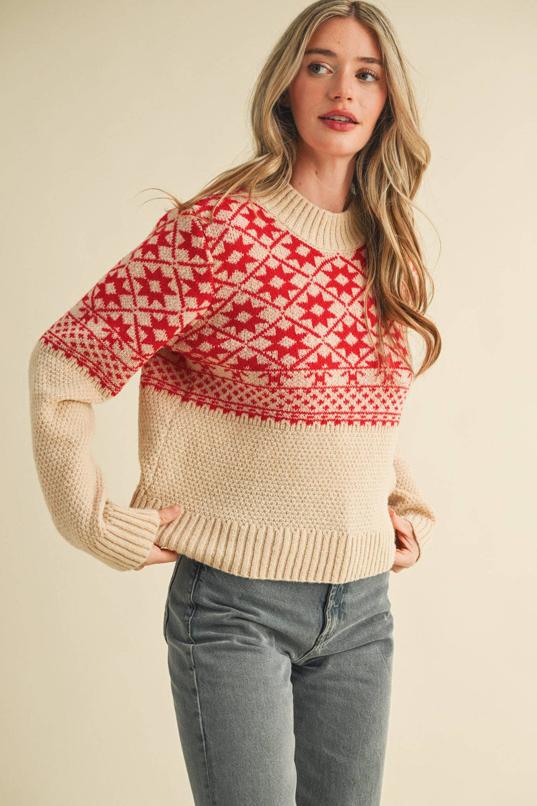 Winter Geo Sweater
