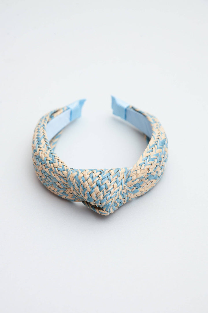 MIXED COLOR WIDE KNOTTED HEADBAND