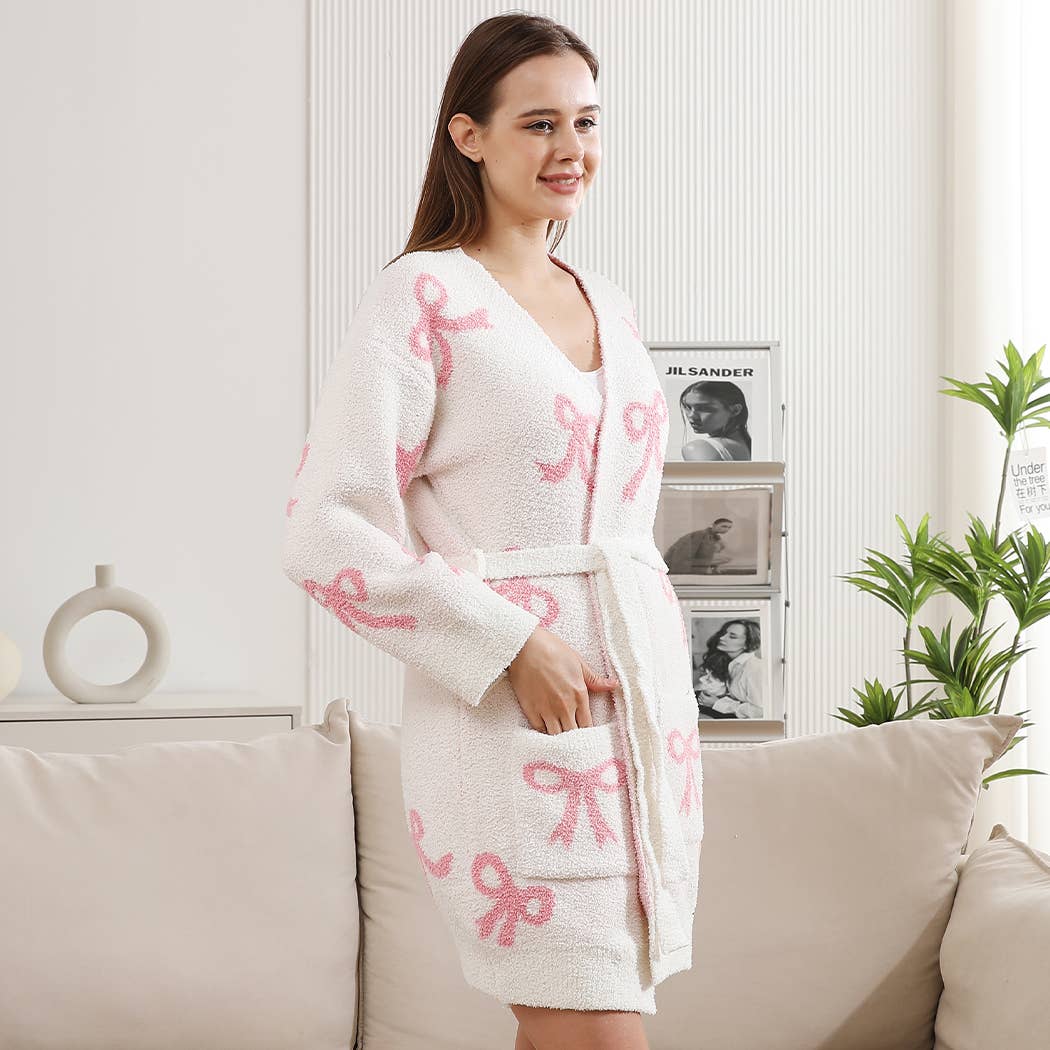 Pink Ribbon Robe