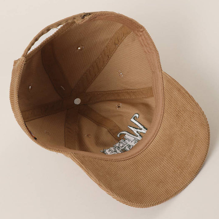 WHISKEY WEATHER Corduroy Cap