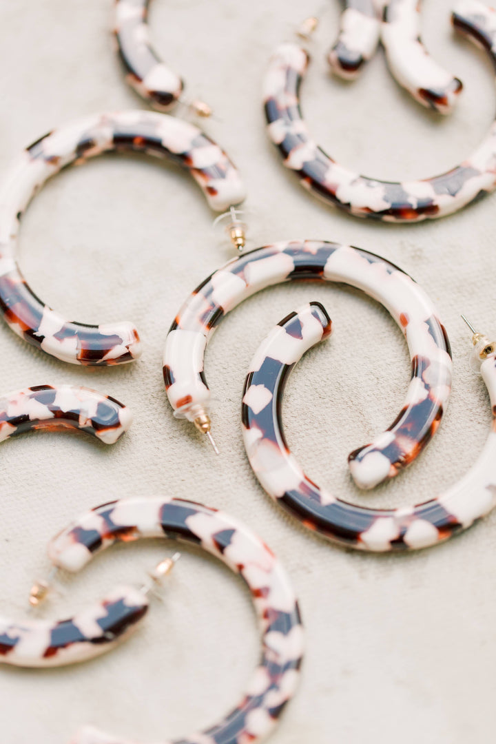 2" Cocoa Hoop Earrings