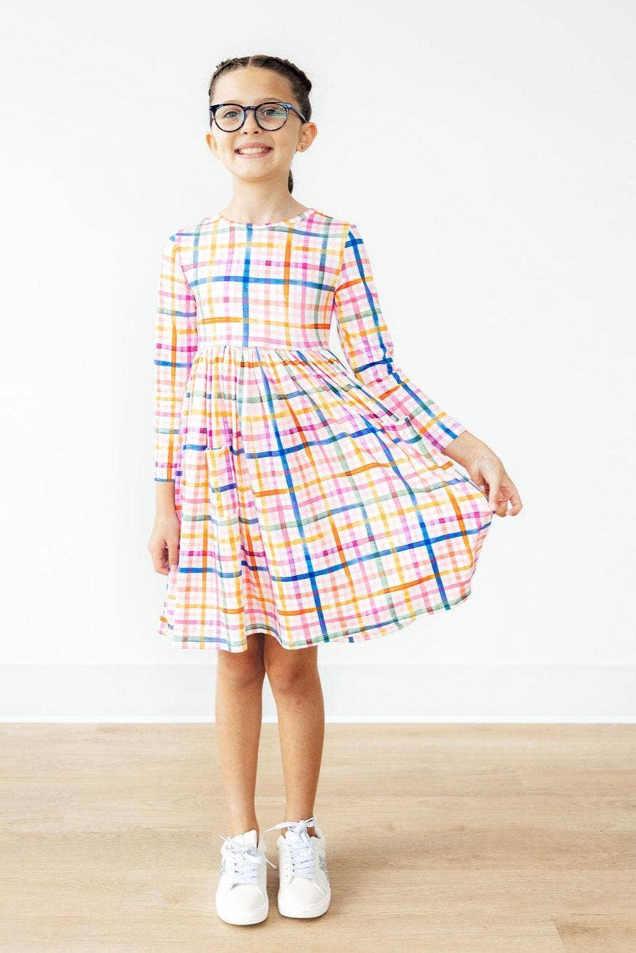 L/S Pocket Twirl Dress