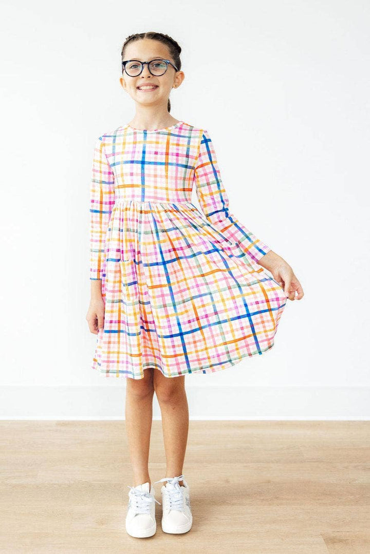 L/S Pocket Twirl Dress
